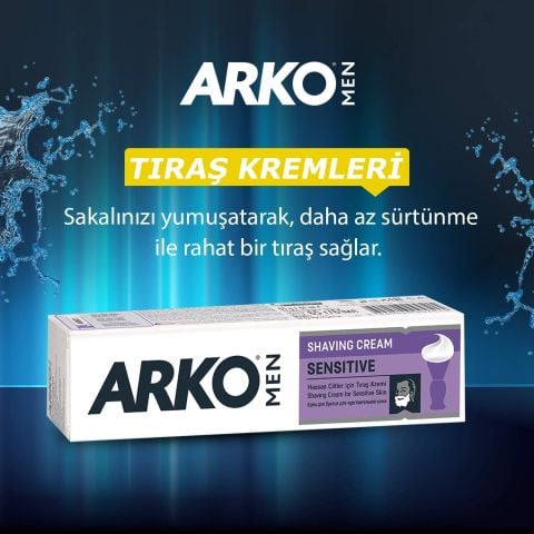 Arko Men Sensitive Tıraş Kremi 100 gr