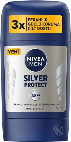 NIVEA Men Erkek Stick Deodorant Silver Protect 50 ml