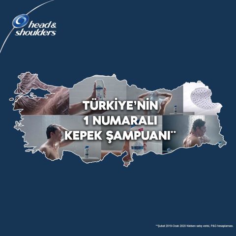 Head&Shoulders Mentol Ferahlığı 2'si 1 Arada Şampuan 180 ml Seyehat Boy