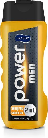 Hobby Power Men 2 in 1 Duş Jeli ve Şampuan 400 ml