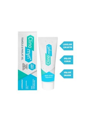 Clinomyn Temizle Parlat Jel Diş Macunu 75ml