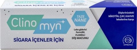 Clinomyn Smokers Sigara İçenler için Diş Beyazlatan 75 Ml Diş Macunu