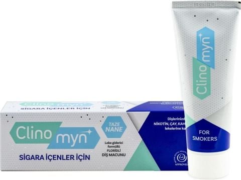 Clinomyn Smokers Sigara İçenler için Diş Beyazlatan 75 Ml Diş Macunu