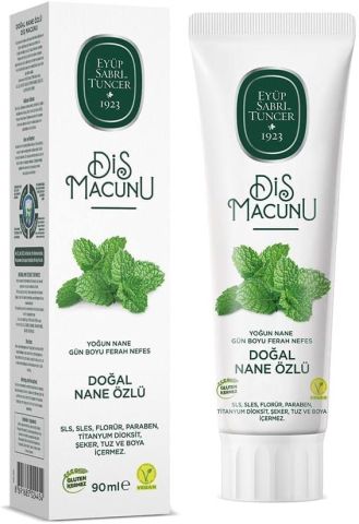 Eyüp Sabri Tuncer Doğal Nane Özlü Diş Macunu 90 ml