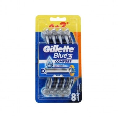 Gillette Blue3 Confort Kullan At Traş Bıçağı 8 Li