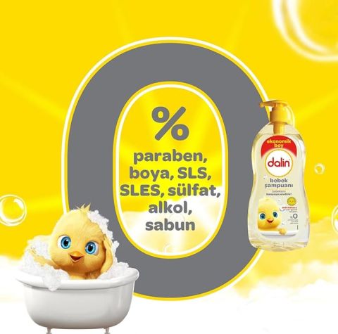 Dalin Klasik Bebek Şampuanı Ekonomik Boy 900 Ml