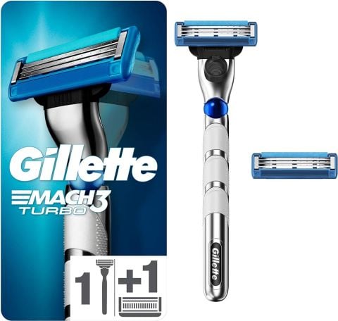 Gillette Mach3 Turbo Traş Makinesi Yedek Bıçaklı