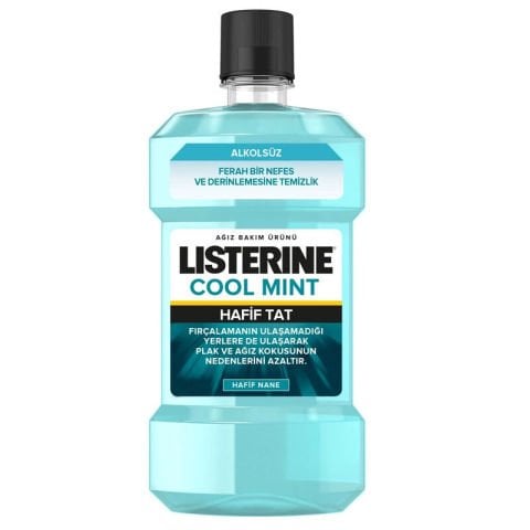 Listerine Cool Mint Alkolsüz Ağız Gargarası Hafif Tat 500 ml - Hafif Nane
