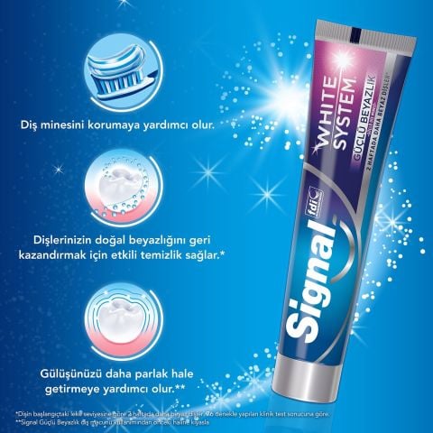 Signal Diş Macunu White System Güçlü Beyazlık 75 ml