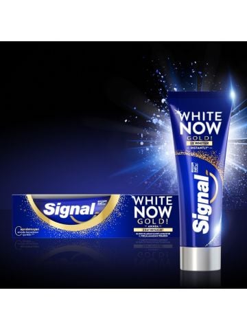 Signal Diş Macunu White Now Gold Anında 3 Kat Beyazlık 75 ml