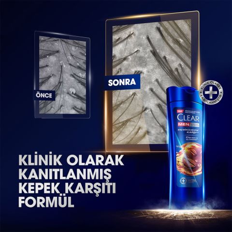 Clear Men Kahve Çekirdeği Özü Saç Dökülmesine Ve Kepeğe Karşı Şampuan 350 ml