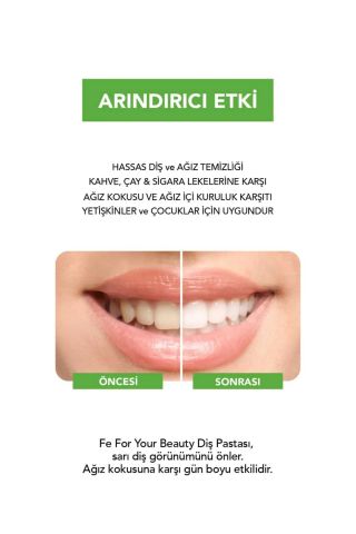 Fe Diş Pastası Naneli / Smokers 90 Gr