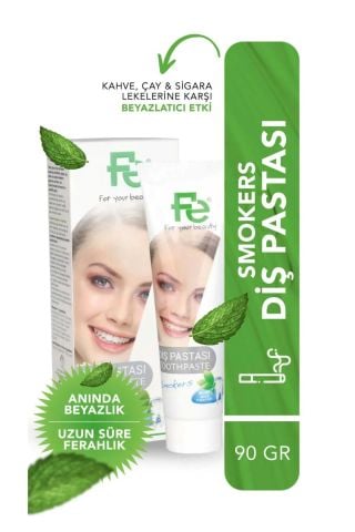Fe Diş Pastası Naneli / Smokers 90 Gr