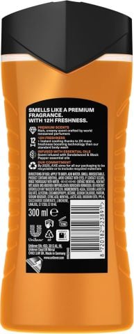 Axe Premium Collection Copper Santal Duş Jeli 3 in 1 Vücut Saç Yüz 300 Ml