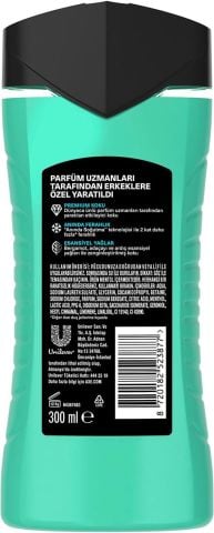 Axe Premium Collection Aqua Bergamot Duş Jeli 3 in 1 Vücut Saç Yüz 300 Ml