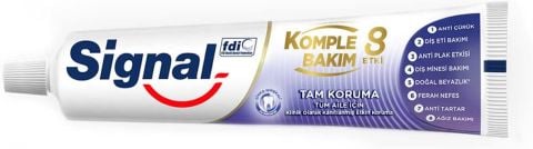 Signal Komple Bakım 8 Etkli Tam Koruma Diş Macunu 75 Ml