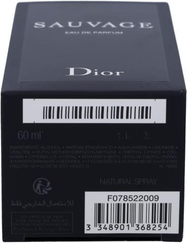 Dior Sauvage EDP Spray 60ML Erkek Parfümü