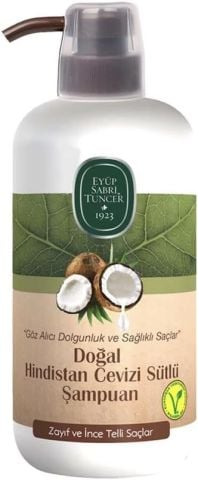 Eyüp Sabri Tuncer Doğal Hindistan Cevizi Sütlü Şampuan 600 ml