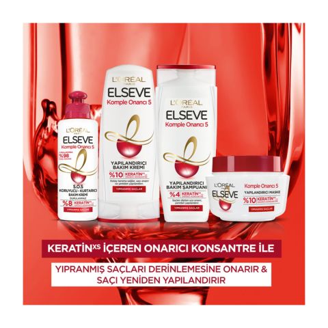 Loreal Paris Elseve Komple Onarıcı 5 Yapılandırıcı Bakım Şampuanı 360 ml