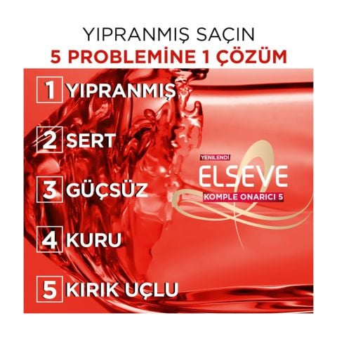 Loreal Paris Elseve Komple Onarıcı 5 Yapılandırıcı Bakım Şampuanı 360 ml
