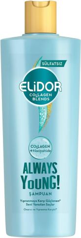 Elidor Collagen Blends Always Young Sülfatsız Yıpranma Karşıtı Şampuan 350 ml