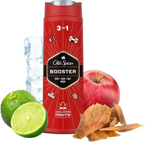 Old Spice Booster Erkekler İçin Duş Jeli ve Şampuan 400 ml
