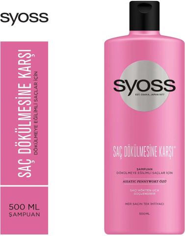 Syoss Saç Dökülmesine Karşı Şampuan 500 ml