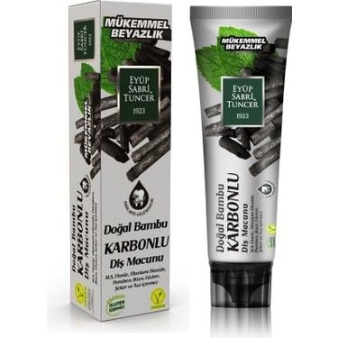 Eyüp Sabri Tuncer Doğal Aktif Karbonlu Diş Macunu 75ml