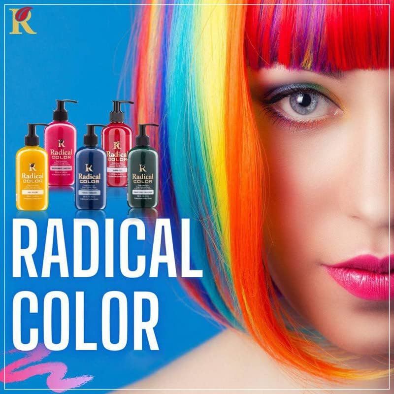 Radical Color Turkuaz Su Bazlı Saç Boyası 250ML