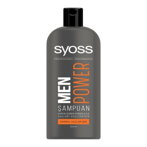 Syoss Men Power Şampuan 500 ml - Syoss Erkek Şampuan