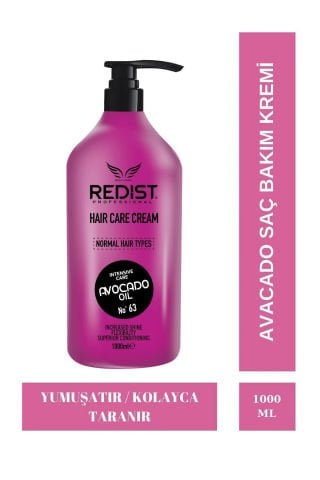 Redist Avokado Yağlı Yıpranmış Saçlara Özel Saç Bakım Kremi 1000 ml