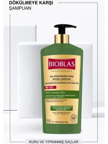 Bioblas Phytokeratin Kuru & Yıpranmış Saçlar Saç Dökülmesine Karşı Şampuan 1000 ml