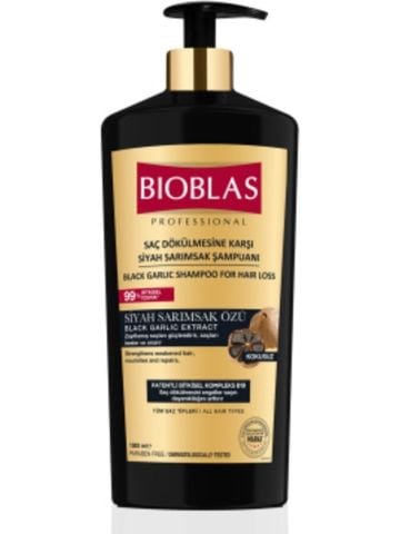 Bioblas Siyah Sarımsak Özlü Tüm Saçlar için Saç Dökülmesine Karşı Şampuan 1000ml