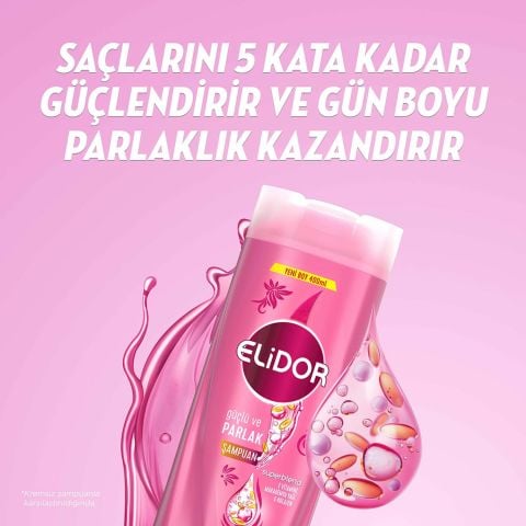Elidor Superblend Güçlü Ve Parlak Saç Bakım Şampuanı 400 Ml