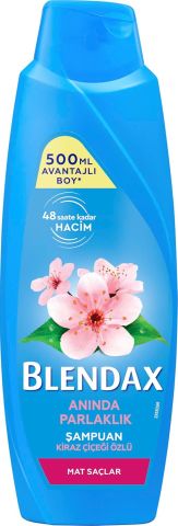 Blendax Anında Parlaklık ve Yumuşaklık Kiraz Çiçeği Özlü Şampuan 500 ml