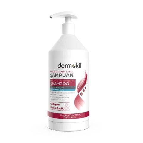 Dermokil Collagen&Black Garlic Sağlıklı Uzatma Etkili Şampuan 1000 ML