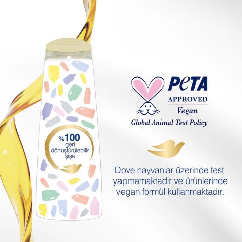 Dove Ultra Care Uzun Saç Terapisi Yıpranmış Saçlar İçin Saç Bakım Şampuanı 400 ml