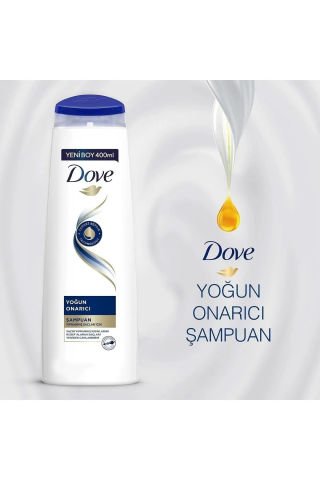 Dove Ultra Care Yoğun Onarıcı Yıpranmış Saçlar İçin Saç Bakım Şampuanı 400 Ml