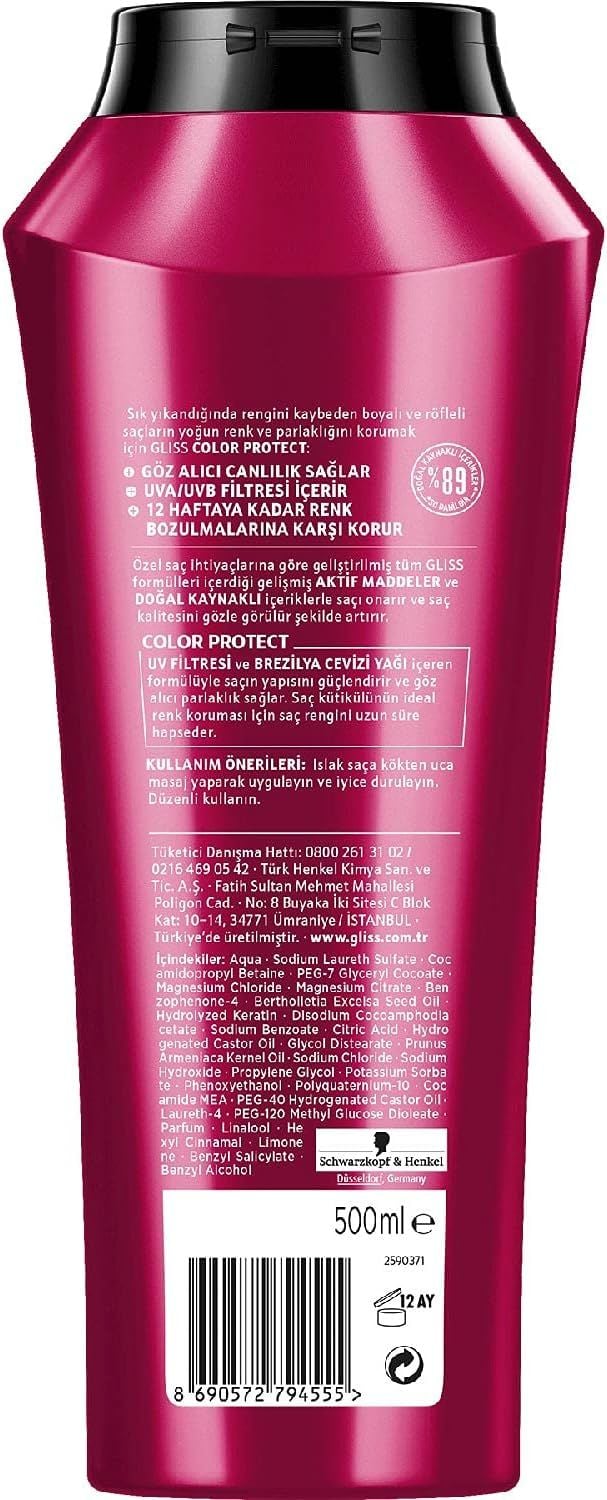 Gliss Schwarzkopf Color Protect Şampuan 500 ML