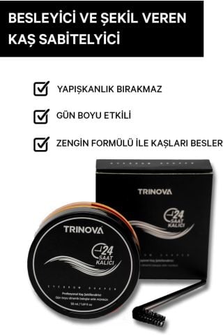 Trinova Kaş Sabitleyici Şekillendirici Wax 50 Ml