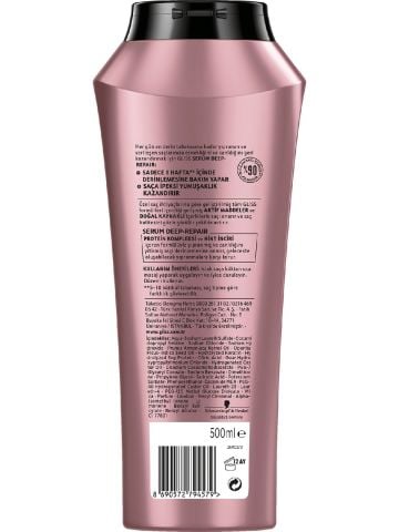 Gliss Schwarzkopf Serum Deep Repair Onarıcı Şampuan - Protein Kompleksi Hint İnciri 500 ml