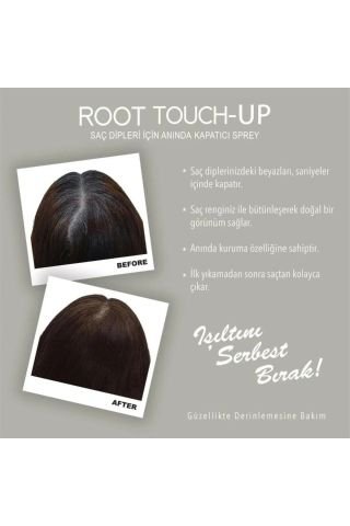 Neva Root Touch-up Saç Dipleri Için Kapatıcı Sprey Kumral 75 ml