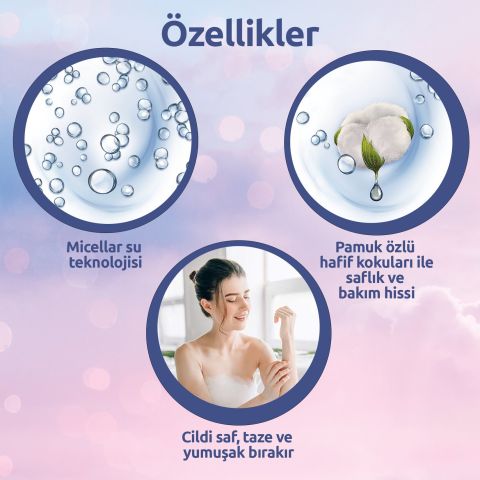 Palmolive Micellar Care Pamuk Özlü Duş Jeli 500 Ml