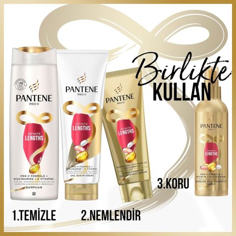 Pantene Infinite Lengths Şampuan 350 ml