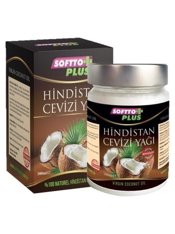 Softto Plus Hindistan Cevizi Saç Ve Cilt Bakım Yağı 300 ml