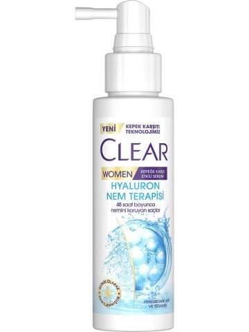 Clear Women Saç Serumu Hyaluron Nem Terapisi 90 Ml