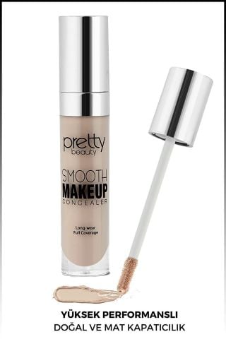 Pretty Beauty Likit Fırçalı Koyu Göz Altı Kapatıcısı Concealer No:3