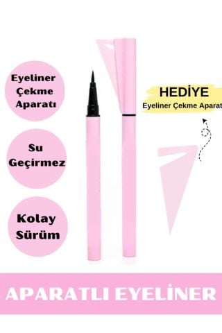 Royal Paris Pen Eyeliner Waterproof Suya Dayanıklı Çekme Aparatlı Kalem Eyeliner