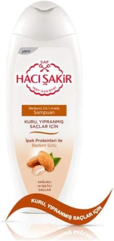 Hacı Şakir Badem Sütü Kuru Ve Yıpranmış Saçlar Kremli Şampuan 500 ml