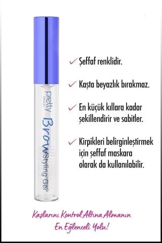Pretty Kaş Kirpik Sabitleme Jeli PB-181
